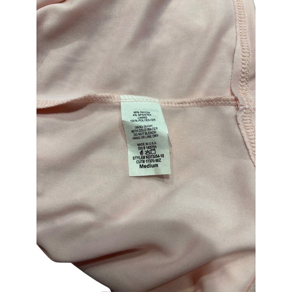 Peach Love Women's Pink Super Thin Summer Short Dress - Picture 7 of 7